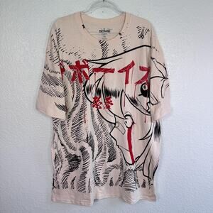The Boys Shirt Mens 3XL Akumu Collection Anime Graphic Tee All Over Print Manga